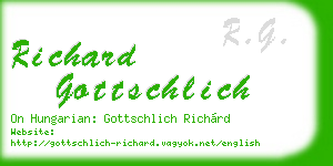 richard gottschlich business card